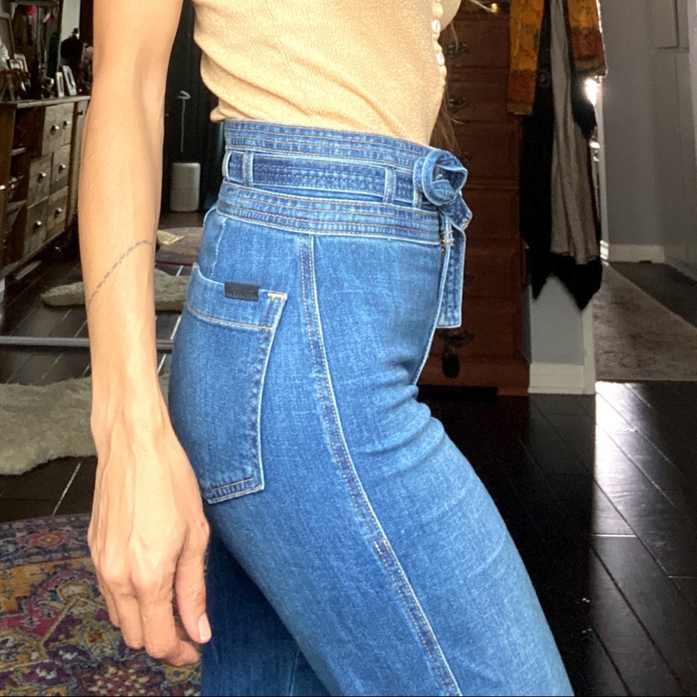 Joe’s Jeans- like new High rise wide-leg Penny